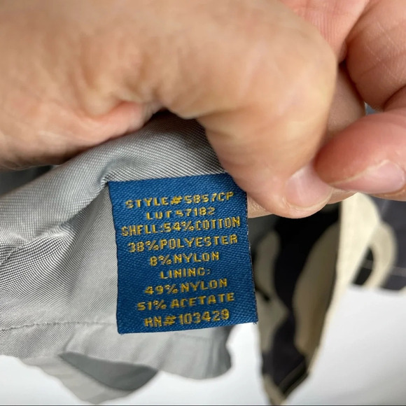 Millard Fillmore geometric pattern jacket short trench Small - Picture 6 of 7